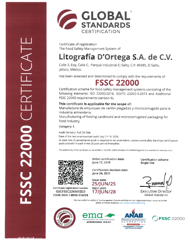 Certificación