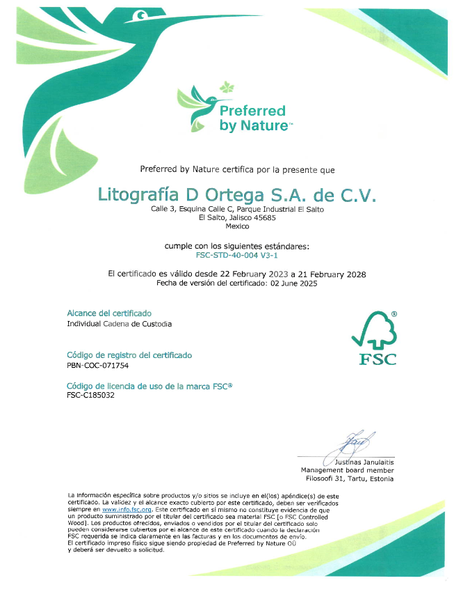 Certificación